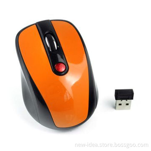 Wireless Mouse with 2.4GHz Frequency and 800 to 1,600DPI Adjustable Hardware Resolution